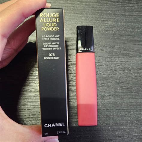 chanel rouge allure liquid powder 978 bois de nuit|chanel rouge allure laque 80.